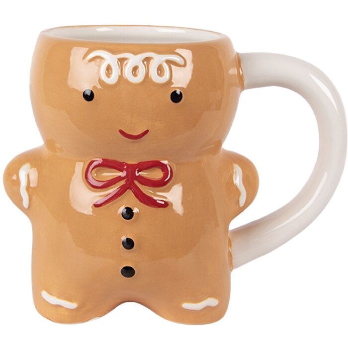 Clayre & Eef 6CEMU0222 Becher 14x8x11 cm 300 ml Dolomit-Keramik