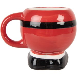 Clayre & Eef Кружка 400 мл, доломитовая керамика 14x11x11 см