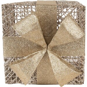 Clayre & Eef 66312 Декоративный LED Набор из 3х золотистых коробок