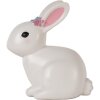 Clayre & Eef Ночник Зайчик LED 21x13x22 см Бело-Розовый