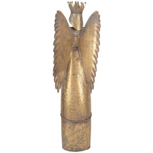 Clayre & Eef Декоративный ангел 20x16x52 см коричневый