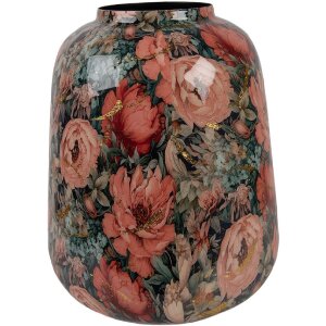 Clayre & Eef 66384 Dekoration Vase Rosa Grün...