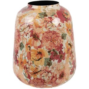 Clayre & Eef 66385 Dekoration Vase Rosa Grau 35x52 cm