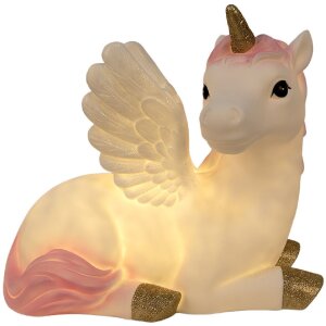 Clayre & Eef 6LMP804 Nachtlicht Einhorn LED 41x25x40 cm