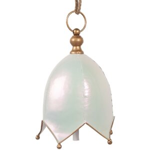 Clayre & Eef Декоративный звонок белый и золотой...