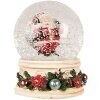 Clayre & Eef 66405 Schneekugel Weihnachtsmann Ø 5x6 cm
