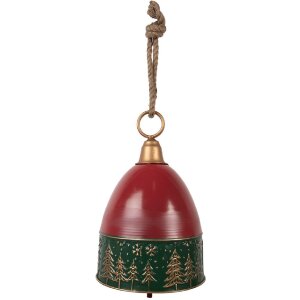 Clayre & Eef Декоративный колокольчик красно-зеленый...