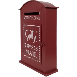Clayre & Eef 6Y5915 Briefkasten 23x8x34 cm Rot...