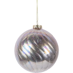 Clayre & Eef 6GL5144 Christbaumkugel 10x10 cm Rosa...