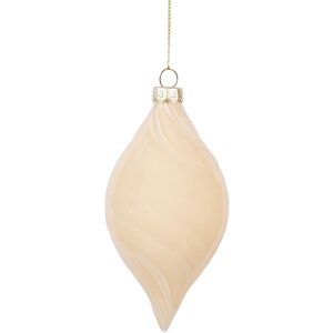 Clayre & Eef 6GL5169 Christbaumkugel Beige Ø...