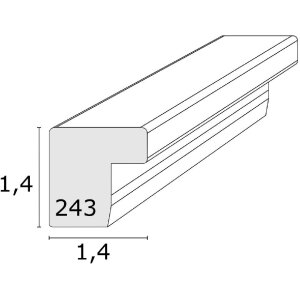 Фоторамка Deknudt из дерева S243H1, натуральный цвет 18x24 см