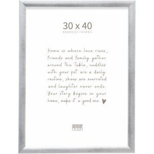 Фоторамка Deknudt S54SD3 серебристая 30x40 см