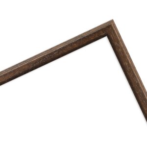 Фоторамка MendeFrames из дерева H011 коричневая 20x40 см с стеклом