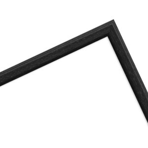 Фоторамка MendeFrames из дерева H011 черная 20x40 см с музейным стеклом