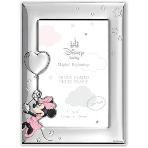 ZEP Baby Bilderrahmen Minnie 2 silber glänzend 10x15...