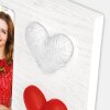 ZEP Holz-Fotorahmen Adele 10x15 cm Herzen WH3646
