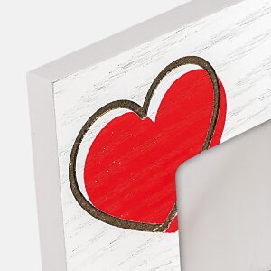 ZEP Holz-Portraitrahmen Zoe 10x15 cm Herzen WH4846