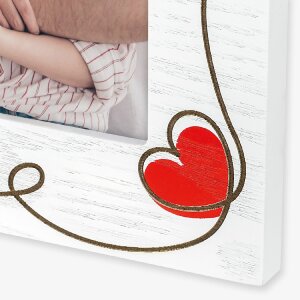 ZEP Holz-Portraitrahmen Zoe 10x15 cm Herzen WH4846