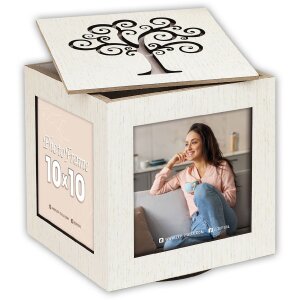 ZEP Fotowürfel Thomas drehbar für 4 Fotos 10x10 cm