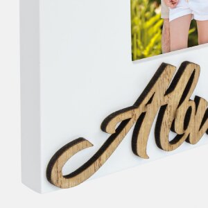 ZEP Holz Bilderrahmen Abuelos 10x15 cm Hochformat weiß MN466ES