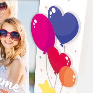 Фоторамка ZEP из дерева KATE 10x15 см с воздушными шарами