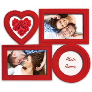 ZEP Almada Красная Фоторамка на 4 Фотографии