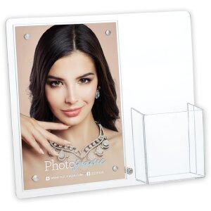 ZEP Acryl-Fotorahmen Lowell 10x15 cm Visitenkartenhalter...