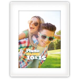 ZEP TZ46W Magnetischer Acrylrahmen 10x15 cm Weiß