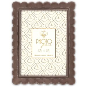 Фоторамка ZEP HERVE B из смолы, 10x15 см, коричневая