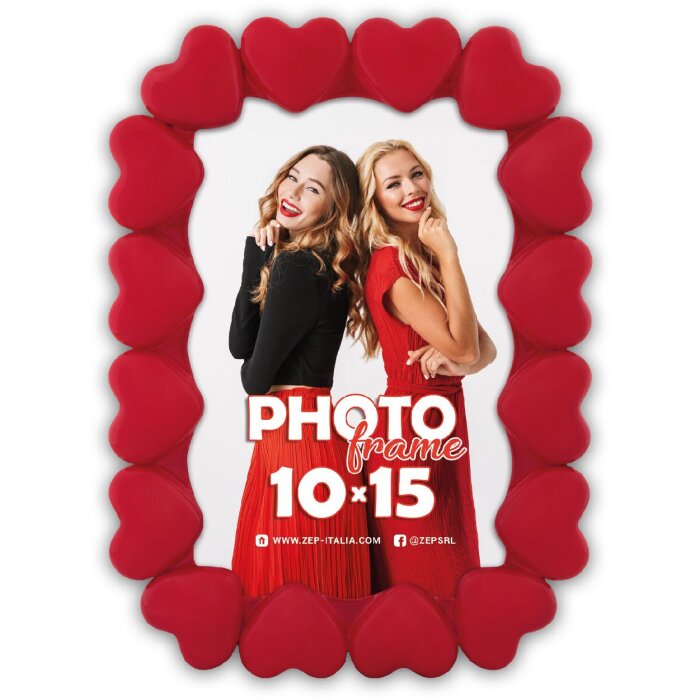 ZEP Fotorahmen Margherita Rot 10x15 cm ACR46