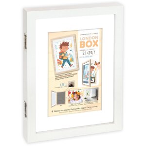 Фоторамка ZEP из дерева London белая DIN A4 для...