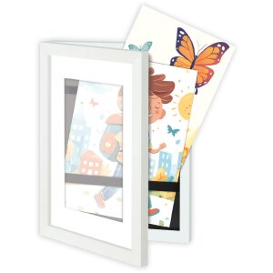 Фоторамка ZEP из дерева London белая DIN A4 для...