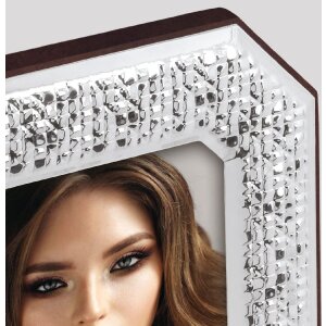 ZEP Фоторамка Lucca 10x15 см серебристая глянцевая