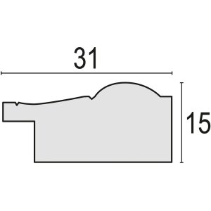 ZEP TDF23 PS Rahmen INDIA 20x30 cm