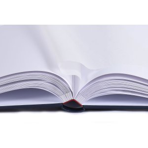 Henzo Fotoalbum CHAMPAGNE blau 35x35 cm 70 weiße Seiten