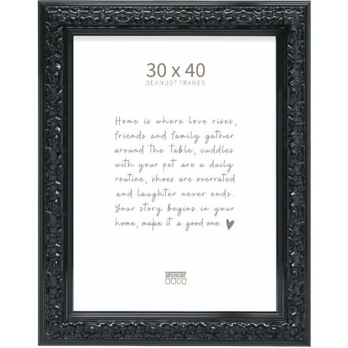 Фоторамка Deknudt из дерева S996K2, 30x40 см, черная