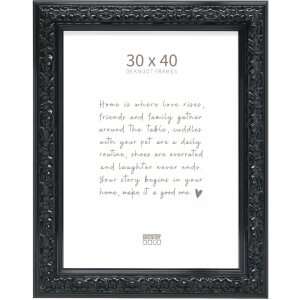 Фоторамка Deknudt из дерева S996K2, 30x40 см, черная