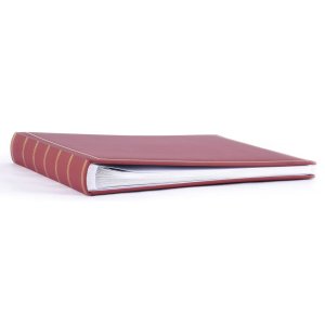 Henzo Fotoalbum CHAMPAGNE bordeaux 35x35 cm 70 weiße Seiten Goldprägung