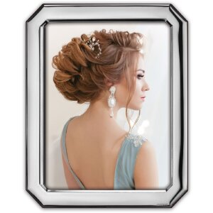 ZEP Bilderrahmen Salerno Hochglanz Silber 10x15 15x20 cm...