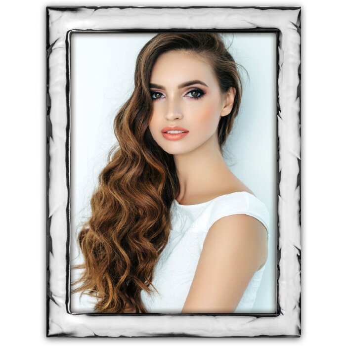 ZEP Фоторамка Кротоне посеребренный металл глянцевый 10x15/13x18 см