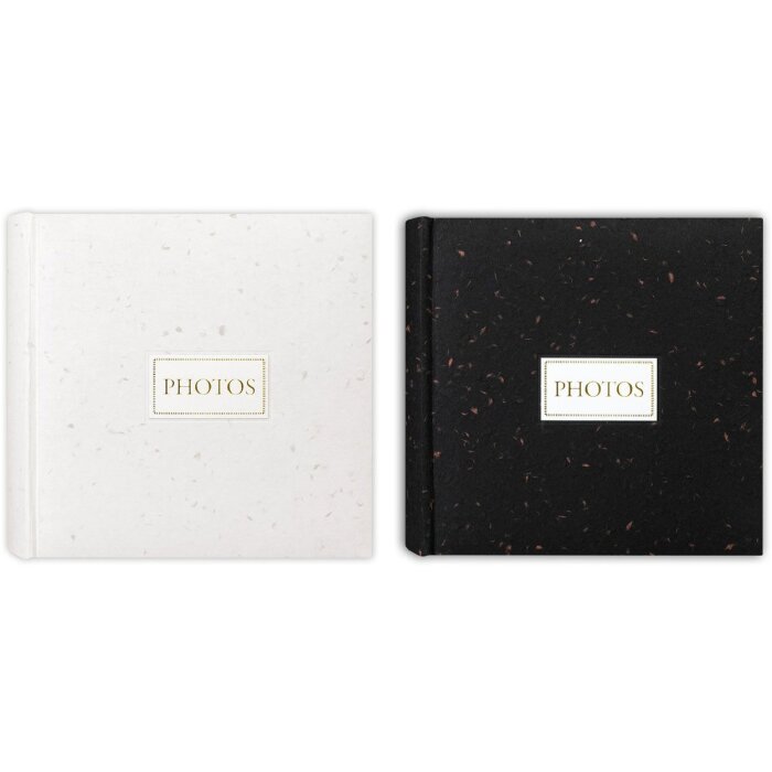Фотоальбом ZEP «Sophie» — рисовая бумага, белый или черный, 24x24/32x32 см, золотая гравировка