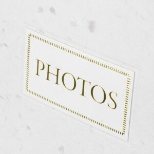 Фотоальбом ZEP «Sophie» — рисовая бумага, белый или черный, 24x24/32x32 см, золотая гравировка