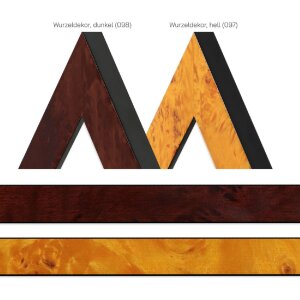 Фоторамка MendeFrames из массива дерева с декором корней 60x80 см