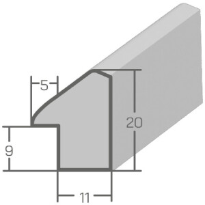 MendeFrames H080 Фоторамка деревянная 15x21 см Синяя