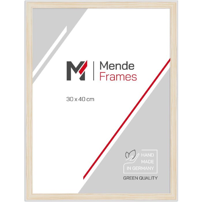 MendeFrames H080 Деревянная рамка 15x21 см с музейным стеклом