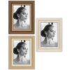 ZEP Portraitrahmen Sydney Braun Natur Weiß 10x15 13x18 15x20 cm Glas