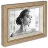 ZEP Portraitrahmen Sydney Braun Natur Weiß 10x15 13x18 15x20 cm Glas