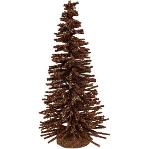 Clayre & Eef 66318BR Dekoration Weihnachtsbaum 14x25 cm