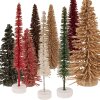 Clayre & Eef 66320GR Dekoration Weihnachtsbaum Ø 20x50 cm Grün-Gold
