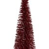 Clayre & Eef 66320R Dekoration Weihnachtsbaum Rot-Gold 20x50 cm